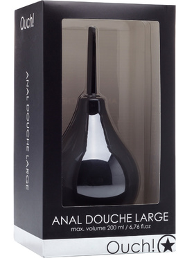 Ouch!: Anal Douche Large, svart