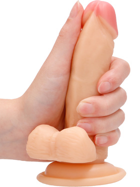 RealRock: Vibrating Realistic Cock, 15 cm, ljus