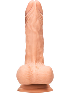 RealRock Skin: Realistic Dildo with Balls, 19 cm, ljus