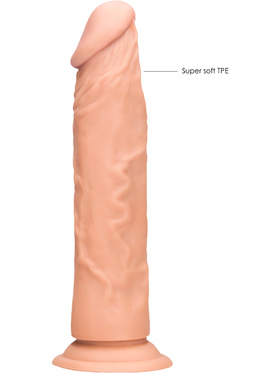 RealRock Skin: Realistic Dildo, 19 cm, ljus