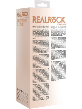 RealRock Skin: Realistic Dildo, 21.5 cm, ljus
