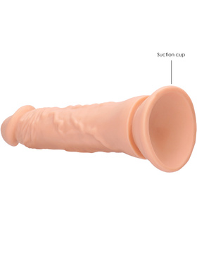 RealRock Skin: Realistic Dildo, 21.5 cm, ljus