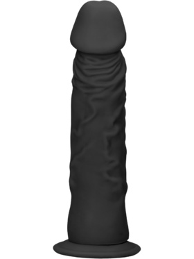 RealRock Skin: Realistic Dildo, 27 cm, svart