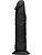 RealRock Skin: Realistic Dildo, 27 cm, svart