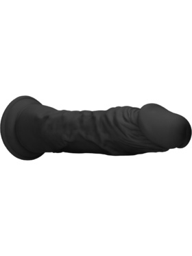 RealRock Skin: Realistic Dildo, 27 cm, svart