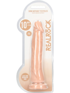 RealRock Skin: Realistic Dildo, 27 cm, ljus