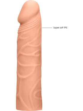 RealRock Skin: Penis Extender, 17.5 cm, ljus