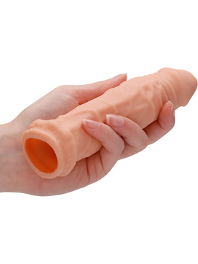 RealRock Skin: Penis Extender, 17 cm, ljus