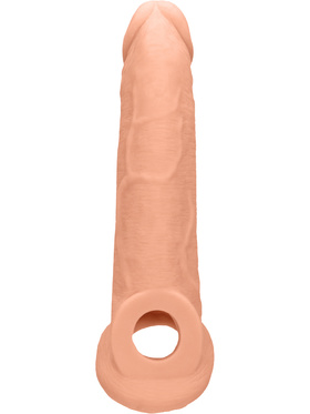 RealRock Skin: Penis Extender with Rings, 22 cm, ljus