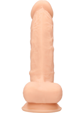 RealRock Ultra: Silicone Dildo / Dual Density, 18 cm, hudfärgad