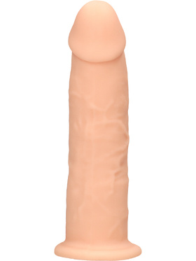 RealRock Ultra: Silicone Dildo / Dual Density, 15 cm, ljus