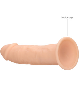 RealRock Ultra: Silicone Dildo / Dual Density, 15 cm, ljus