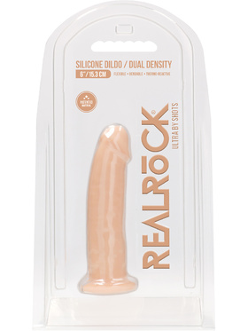 RealRock Ultra: Silicone Dildo / Dual Density, 15 cm, ljus
