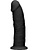 RealRock Ultra: Silicone Dildo / Dual Density, 19 cm, svart