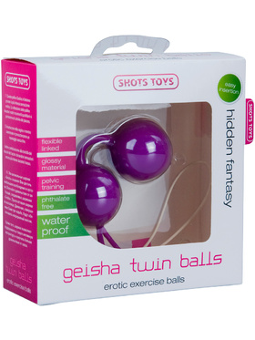 Shots Toys: Geisha Twin Balls, lila