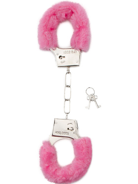 Shots Toys: Furry Handcuffs, rosa