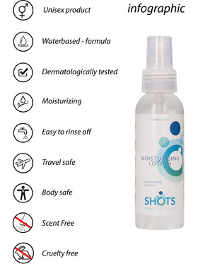 Shots Lubes & Liquids: Moisturising Lotion, 100 ml