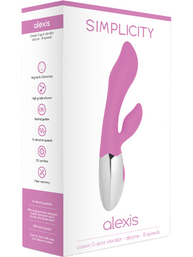 Simplicity: Alexis, Classic G-spot Vibrator, rosa