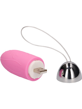 Simplicity: Luca, Rechargeable Remote Control Vibrating Egg, rosa