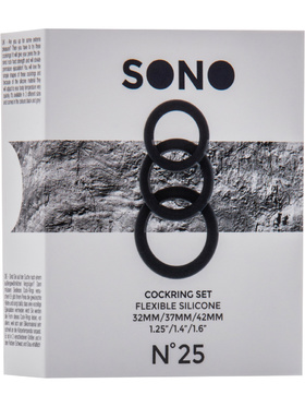 Sono: Cockring Set No. 25, svart