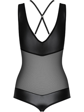 Obsessive: Leatheria Teddy, svart