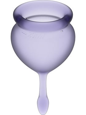 Satisfyer: Feel Good, Menstrual Cups, 2-pack, lila