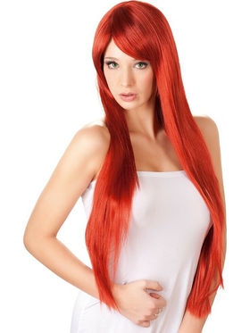 Wigged Love: Long, Straight, Red Wig