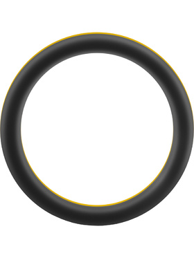 Performance: Silicone Go Pro Cock Ring, 38mm, gul/svart
