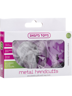 Shots Toys: Metal Handcuffs, lila