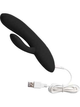 Laid: V.1 Silicone Rabbit Vibrator, svart