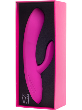 Laid: V.1 Silicone Rabbit Vibrator, rosa