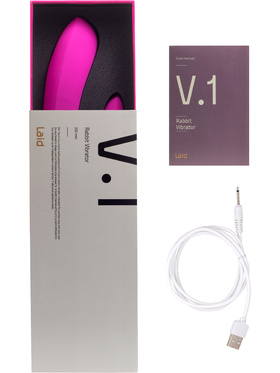 Laid: V.1 Silicone Rabbit Vibrator, rosa