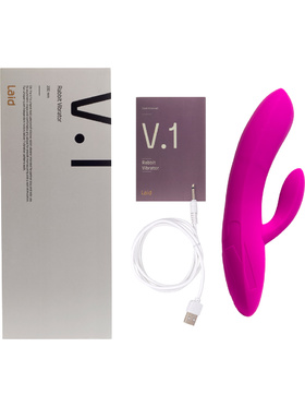 Laid: V.1 Silicone Rabbit Vibrator, rosa