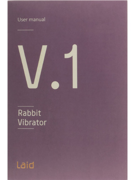 Laid: V.1 Silicone Rabbit Vibrator, rosa