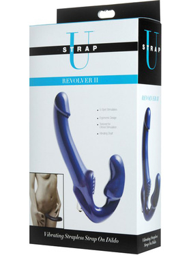 Strap U: Revolver II, Vibrating Strapless Strap On Dildo