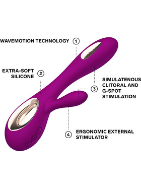 LELO: Soraya Wave, Dual-Action Massager, lila