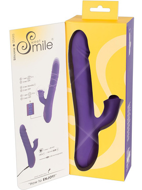 Sweet Smile: Thrusting & Rotating Pearl Vibrator