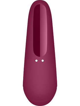 Satisfyer Connect: Curvy 1+, Air Pulse Stimulator + Vibration, röd