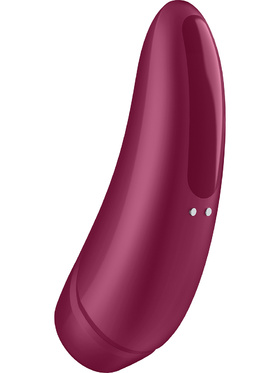 Satisfyer Connect: Curvy 1+, Air Pulse Stimulator + Vibration, röd