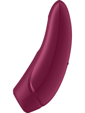 Satisfyer Connect: Curvy 1+, Air Pulse Stimulator + Vibration, röd