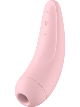 Satisfyer Connect: Curvy 2+, Air Pulse Stimulator + Vibration, rosa