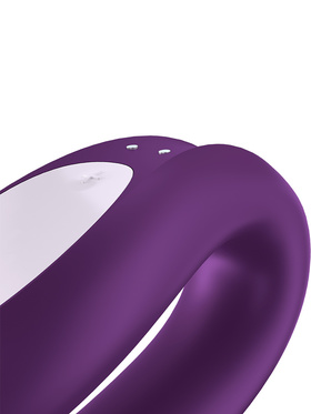 Satisfyer Connect: Double Joy, Partner Vibrator, lila