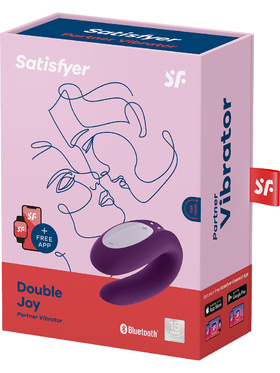 Satisfyer Connect: Double Joy, Partner Vibrator, lila