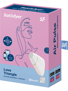 Satisfyer Connect: Love Triangle, Air Pulse + Vibration, vit