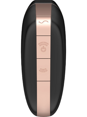 Satisfyer Connect: Love Triangle, Air Pulse + Vibration, svart
