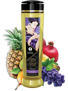 Shunga: Erotic Massage Oil, Libido Exotic Fruits, 240 ml