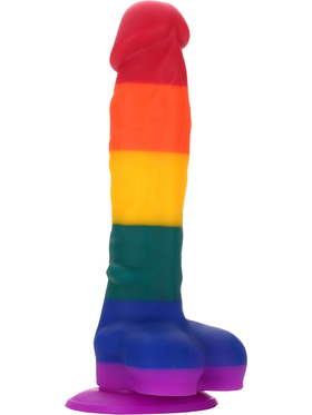 Dream Toys: Colourful Love, Colourful Dildo, 17.5 cm