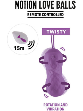 Feelztoys: Remote Controlled Motion Love Balls, Twisty