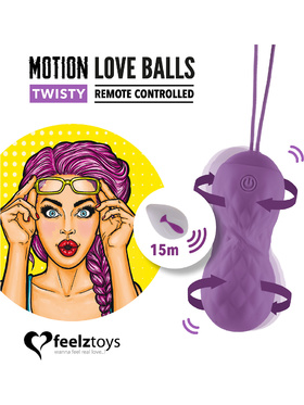 Feelztoys: Remote Controlled Motion Love Balls, Twisty
