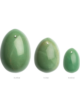 La Gemmes: Yoni Egg Set, Jade (S-M-L)